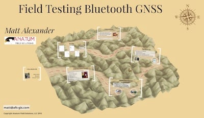 Field Testing Submeter Bluetooth GPS and GNSS
